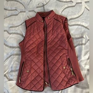 Rose Pink Sweater Vest Small